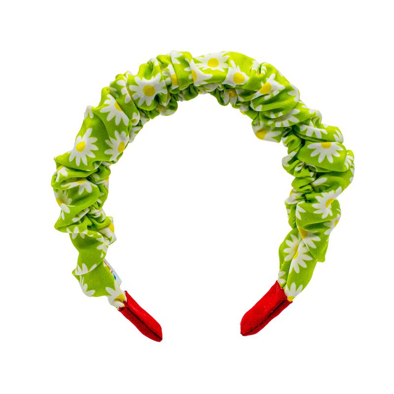 Lime Bloom Scrunchieband